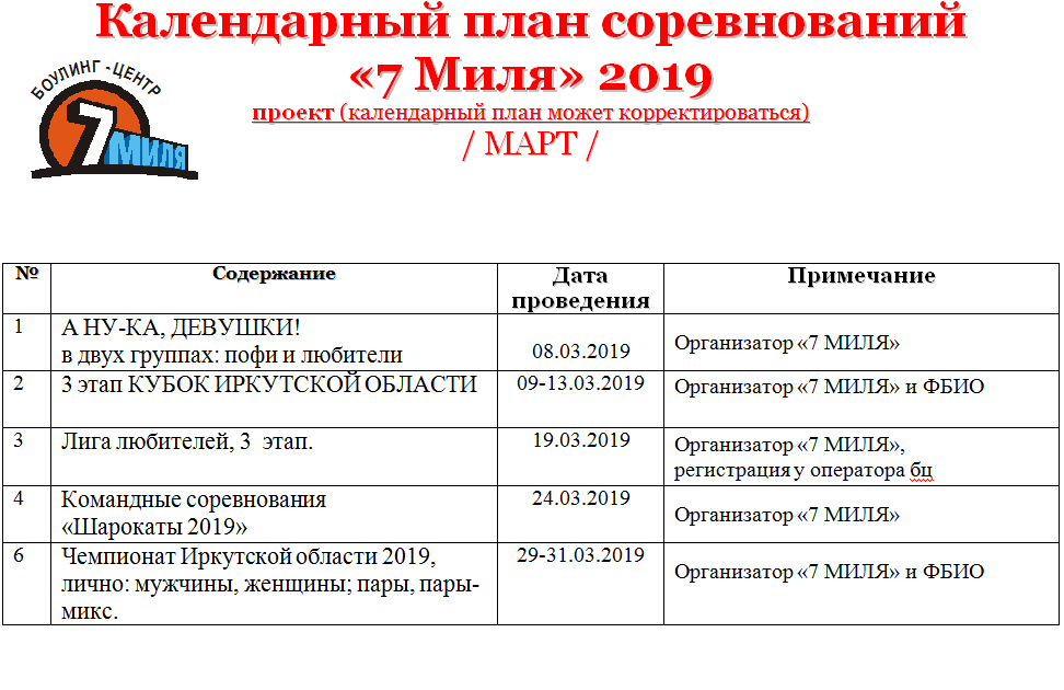 План реализации проекта фестиваля